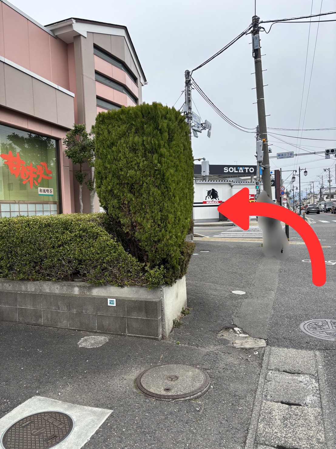 文化通りからのアクセス